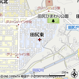 大分県大分市田尻東6-12周辺の地図