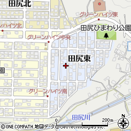 大分県大分市田尻東4-12周辺の地図