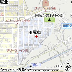 大分県大分市田尻東6周辺の地図