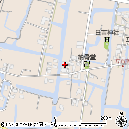 福岡県柳川市立石702周辺の地図
