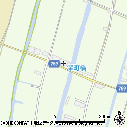 福岡県柳川市田脇76周辺の地図