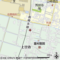佐賀県杵島郡白石町廿治1593周辺の地図