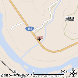 高知県高岡郡四万十町瀬里558-1周辺の地図