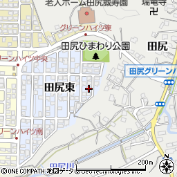 大分県大分市田尻東8-13周辺の地図