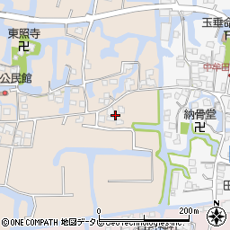 福岡県柳川市立石43周辺の地図