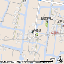 福岡県柳川市立石706周辺の地図