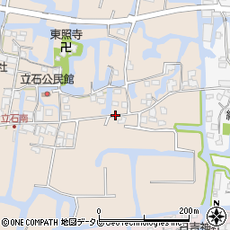 福岡県柳川市立石55周辺の地図