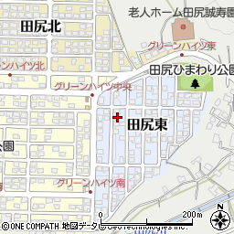 大分県大分市田尻東4-2周辺の地図