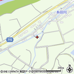 福岡県みやま市瀬高町小田1390周辺の地図