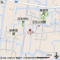 福岡県柳川市立石194周辺の地図