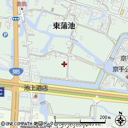 福岡県柳川市東蒲池107周辺の地図