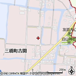 福岡県柳川市三橋町吉開531周辺の地図