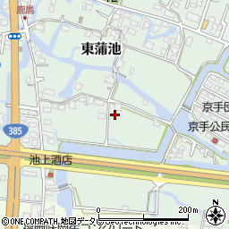 福岡県柳川市東蒲池112周辺の地図