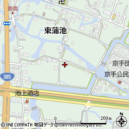 福岡県柳川市東蒲池112-2周辺の地図