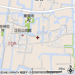 福岡県柳川市立石67周辺の地図