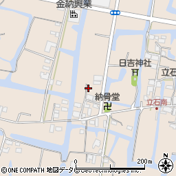 福岡県柳川市立石697周辺の地図