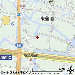 福岡県柳川市東蒲池96-5周辺の地図