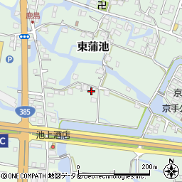 福岡県柳川市東蒲池106-2周辺の地図