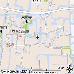 福岡県柳川市立石63周辺の地図