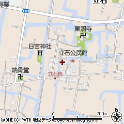 福岡県柳川市立石82-1周辺の地図