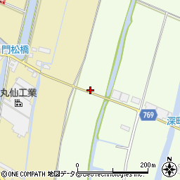 福岡県柳川市田脇39周辺の地図