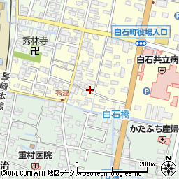 佐賀県杵島郡白石町福田1486-1周辺の地図