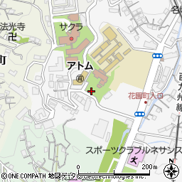 長崎県佐世保市花園町周辺の地図