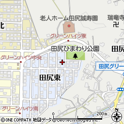 大分県大分市田尻東2-19周辺の地図