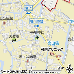 手堀神社周辺の地図