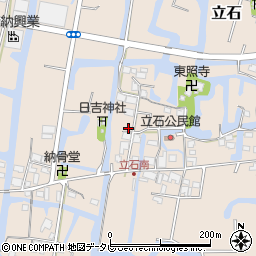 福岡県柳川市立石199周辺の地図