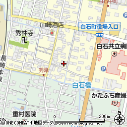 佐賀県杵島郡白石町福田1488-1周辺の地図