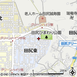 大分県大分市田尻東2-18周辺の地図