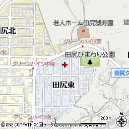 大分県大分市田尻東2-3周辺の地図