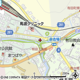 伊万里信用金庫有田支店周辺の地図