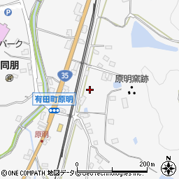 佐賀県西松浦郡有田町原明周辺の地図