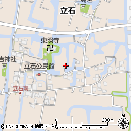 福岡県柳川市立石268-1周辺の地図