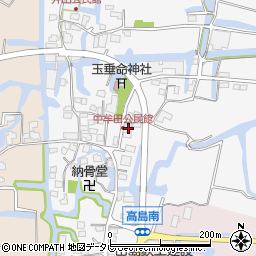 福岡県柳川市高島215周辺の地図