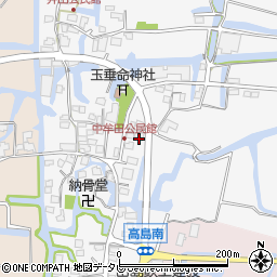 福岡県柳川市高島217周辺の地図