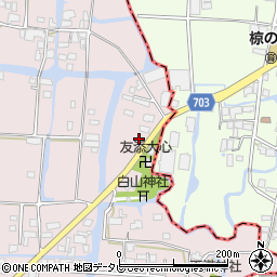 福岡県柳川市三橋町吉開323周辺の地図