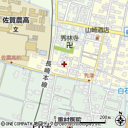 佐賀県杵島郡白石町福田1590-12周辺の地図