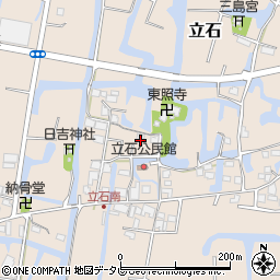 福岡県柳川市立石231周辺の地図