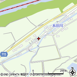 福岡県みやま市瀬高町小田841周辺の地図