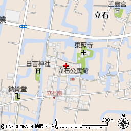 福岡県柳川市立石226周辺の地図