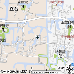 福岡県柳川市立石324周辺の地図