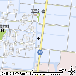 日産部品九州販売柳川店周辺の地図