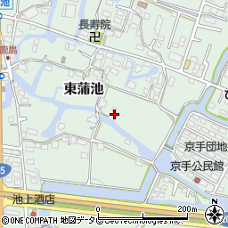 福岡県柳川市東蒲池664周辺の地図