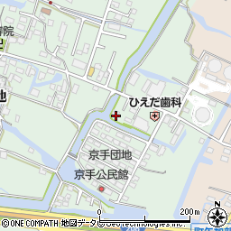 福岡県柳川市東蒲池202-7周辺の地図