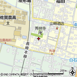 佐賀県杵島郡白石町福田1590-22周辺の地図