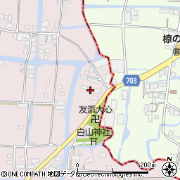 福岡県柳川市三橋町吉開327周辺の地図