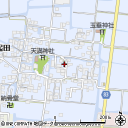 福岡県柳川市三橋町起田233-1周辺の地図